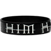 Logo & Heartagram Rubber Bracelet