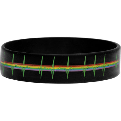 Logo & Pulse Rubber Bracelet