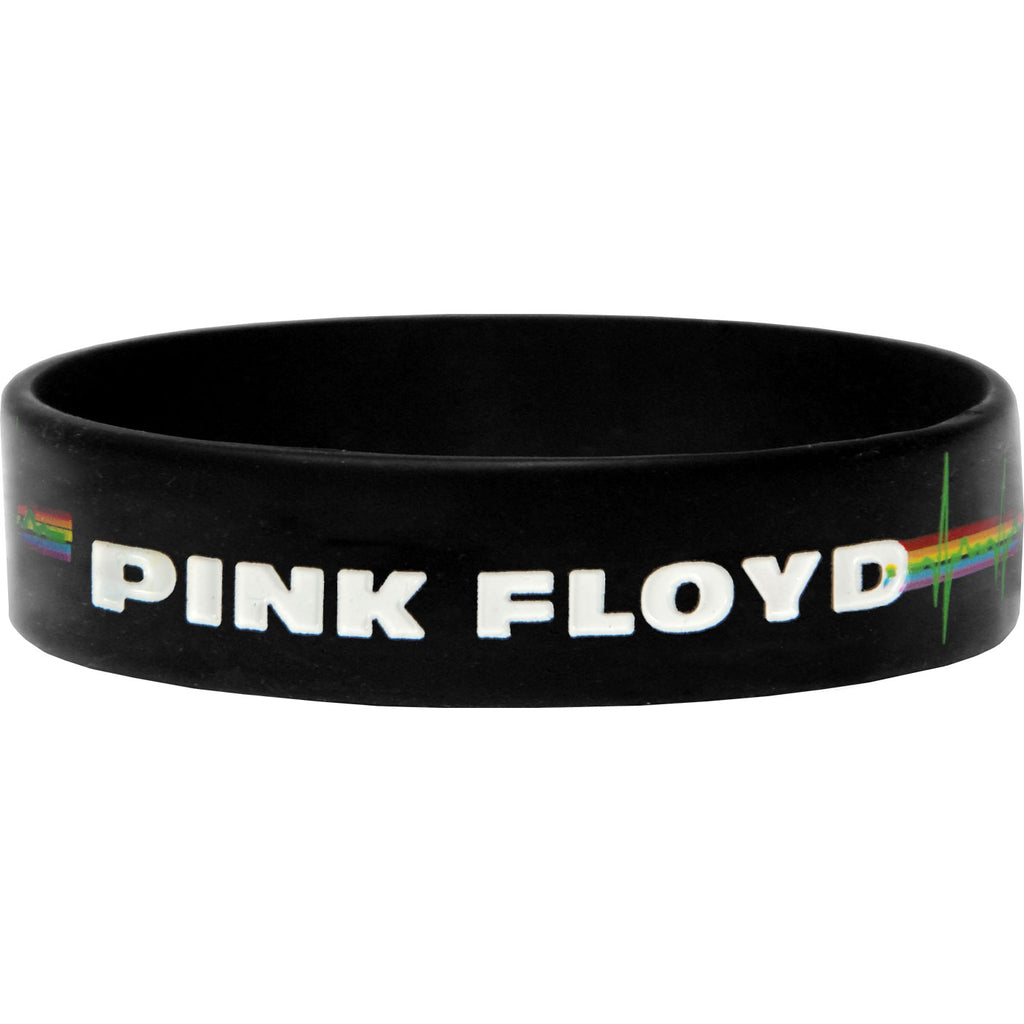 Pink Floyd Logo & Pulse Rubber Bracelet 156782 | Rockabilia Merch Store