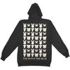 Checkered Food Chain Zippered Hooded Sweatshirt