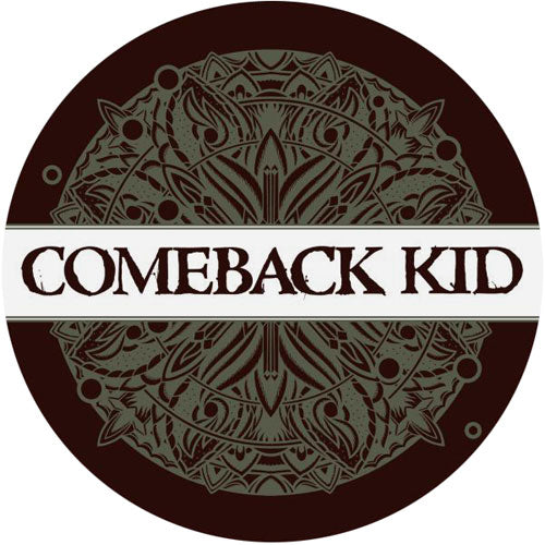 Comeback Kid Mandala Maroon Sticker