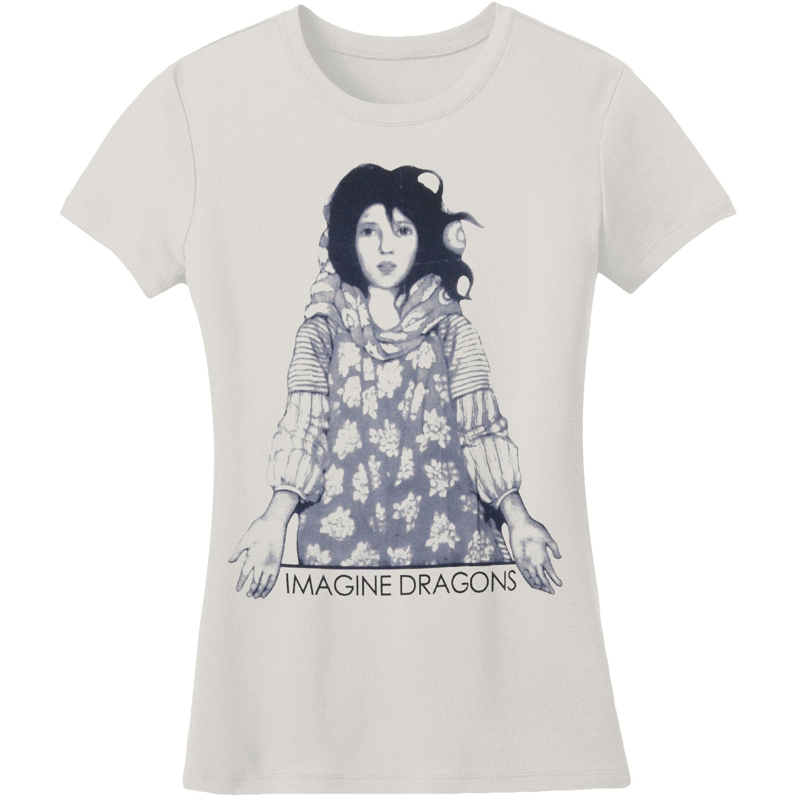 Girl 30/1 Junior Baby Doll On Platinum Junior Top