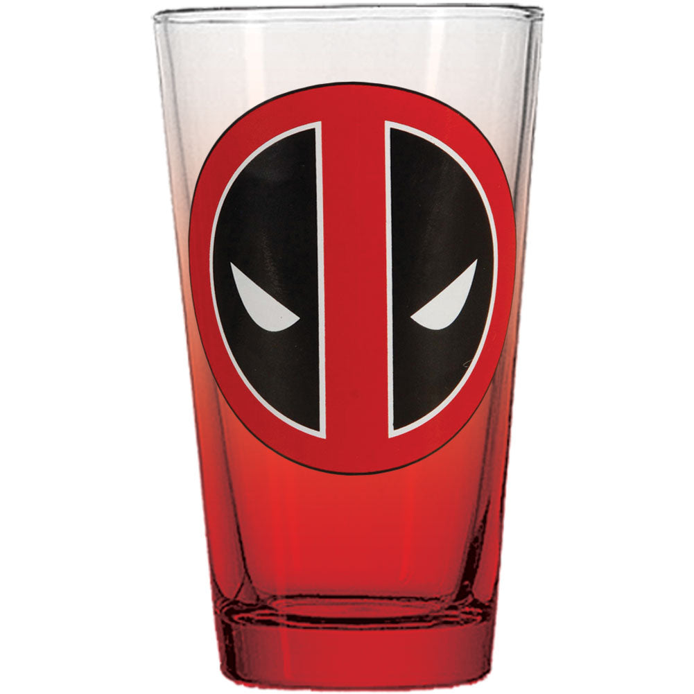 Deadpool Face Pint Glass