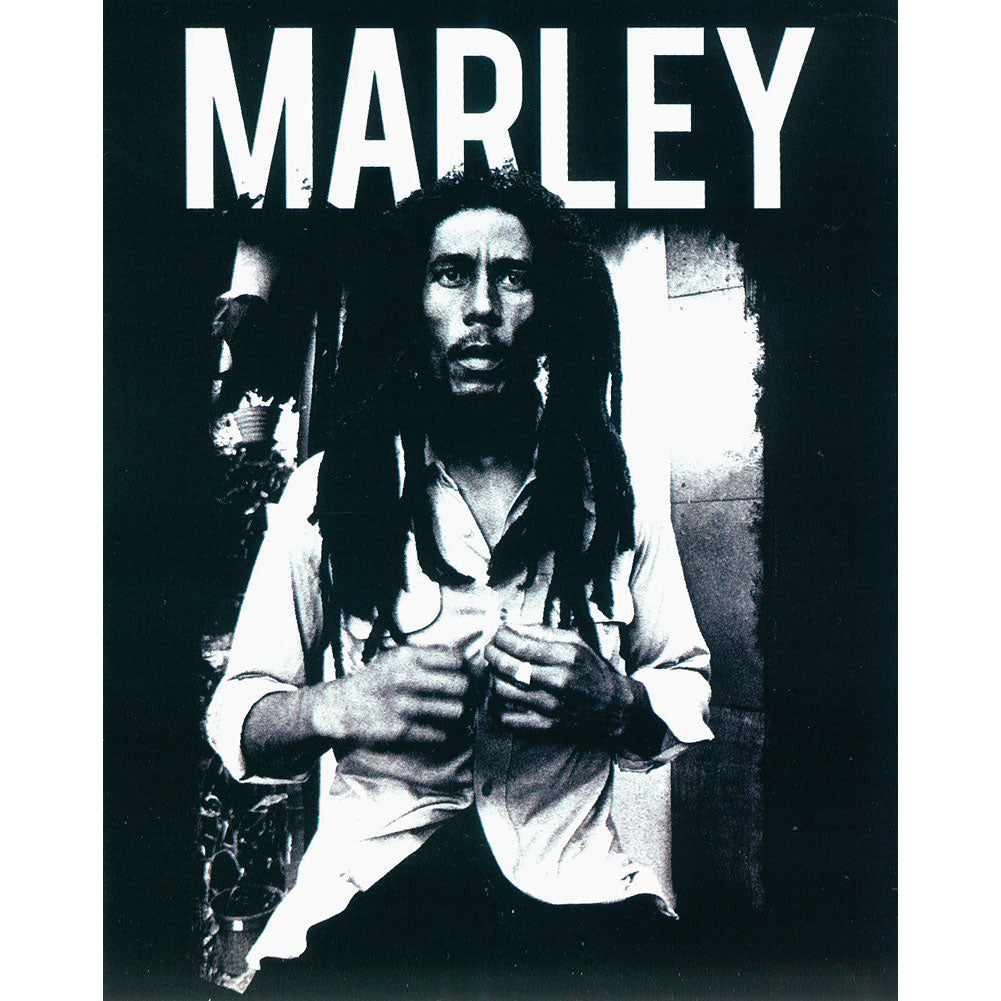 Bob Marley Marley B&W Sticker Sticker