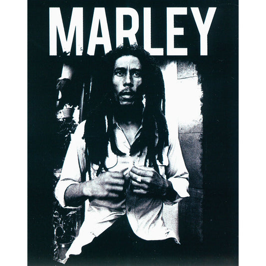 Bob Marley Marley B&W Sticker Sticker