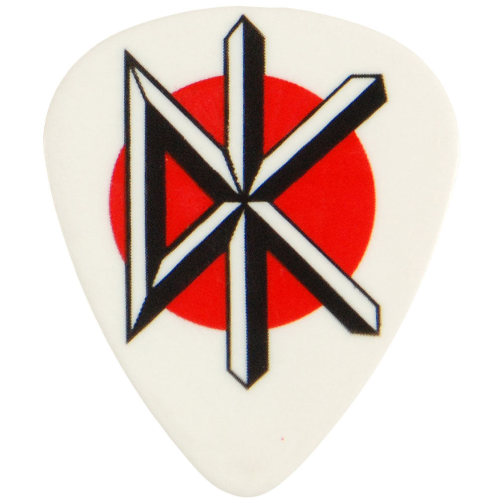 Dead Kennedys Logo On White Guitar Pick