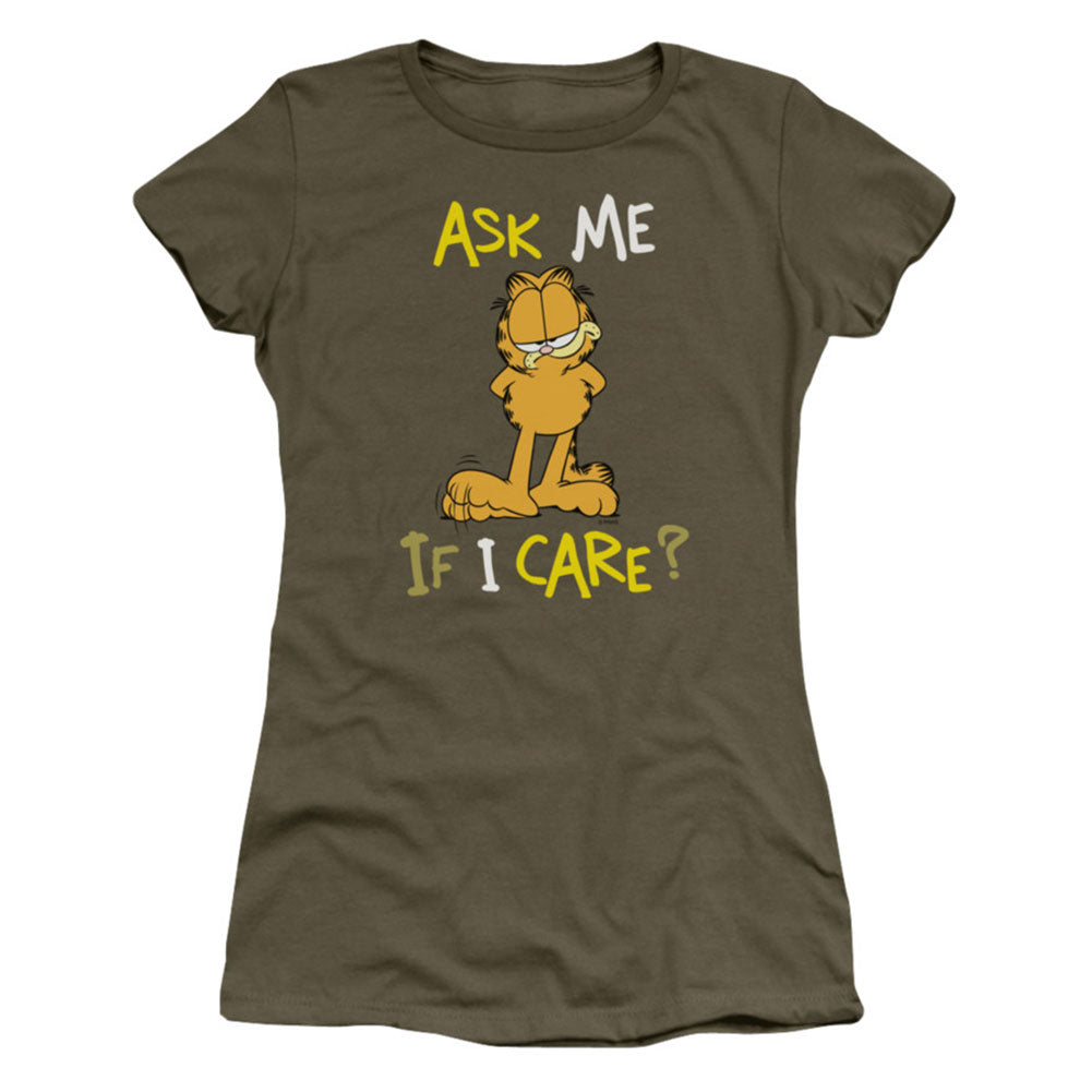 Ask Me If I Care Cap Sleeve Junior Top