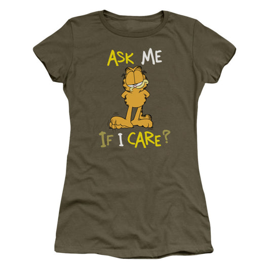 Ask Me If I Care Cap Sleeve Junior Top