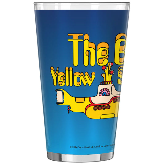 Beatles Yellow Submarine Pint Glass