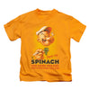 Spinach Retro Childrens T-shirt