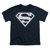 Navy & White Shield Youth T-shirt