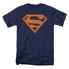 Navy & Orange Shield T-shirt