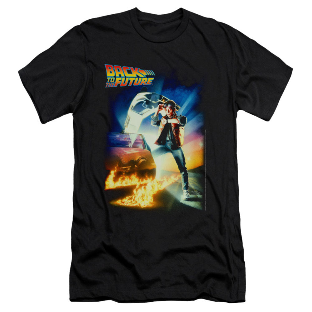 Back To The Future Poster Slim Fit T-shirt