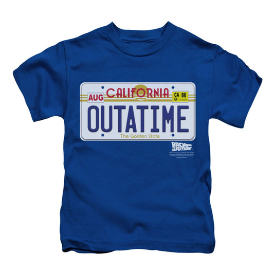 Back To The Future Outatime Plate Childrens T-shirt