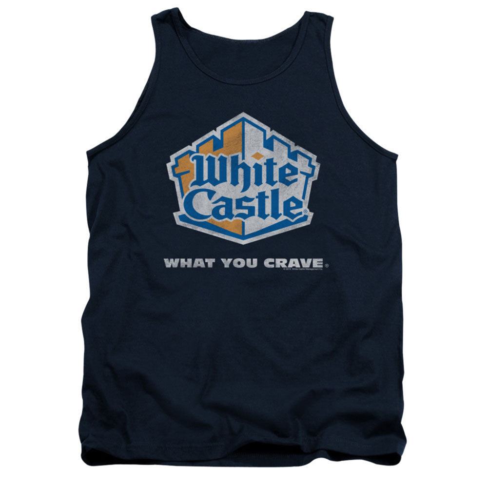 Distressed Logo Mens Tank