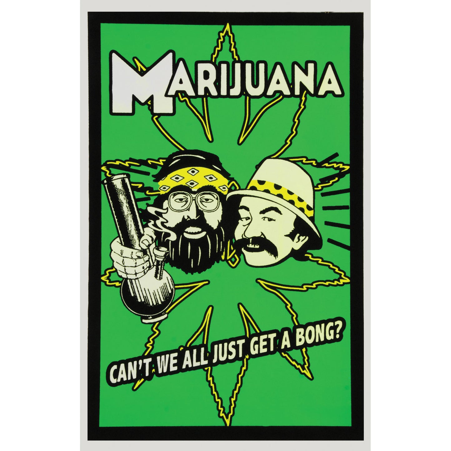 Cheech & Chong Just Get A Bong Blacklight