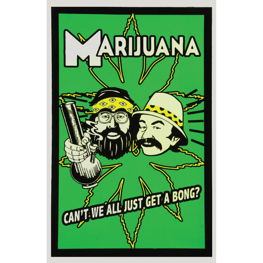 Cheech & Chong Just Get A Bong Blacklight