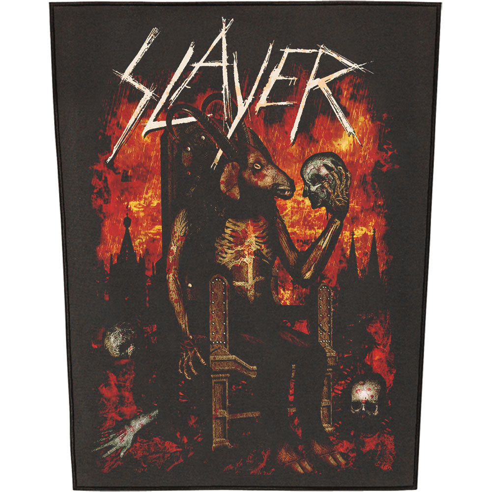 Devil On Throne Back Patch
