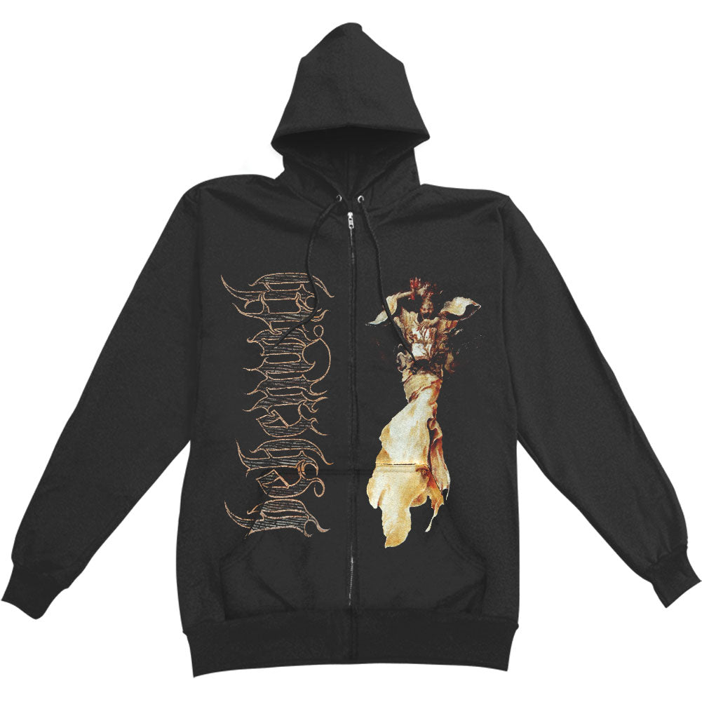 Behemoth Angel Zip Up Sweatshirt Zippered Hooded Sweatshirt