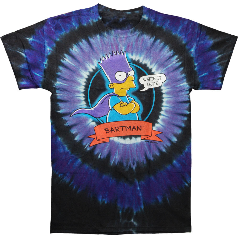 The Simpsons Bartman Circle T-Shirt - BLUE