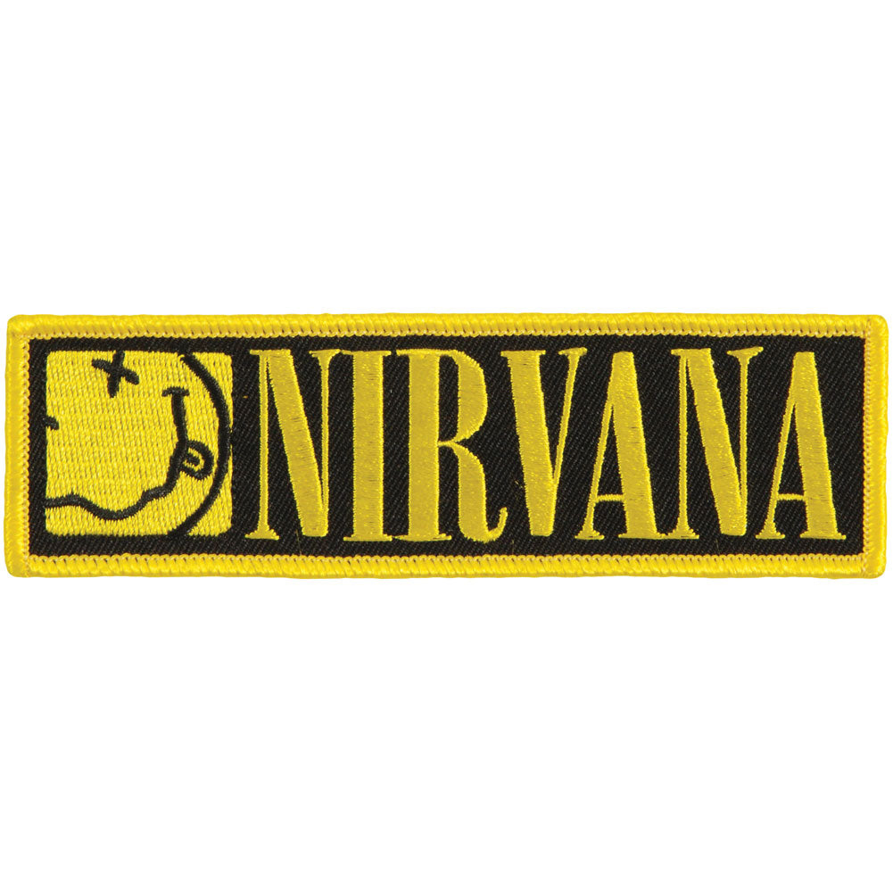 Smiley Strip Embroidered Patch