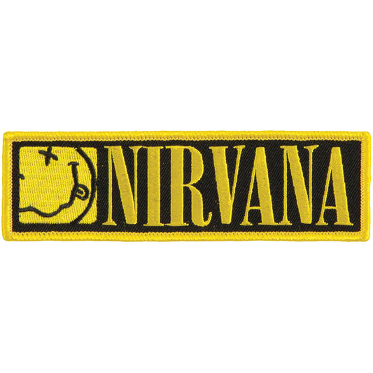 Smiley Strip Embroidered Patch