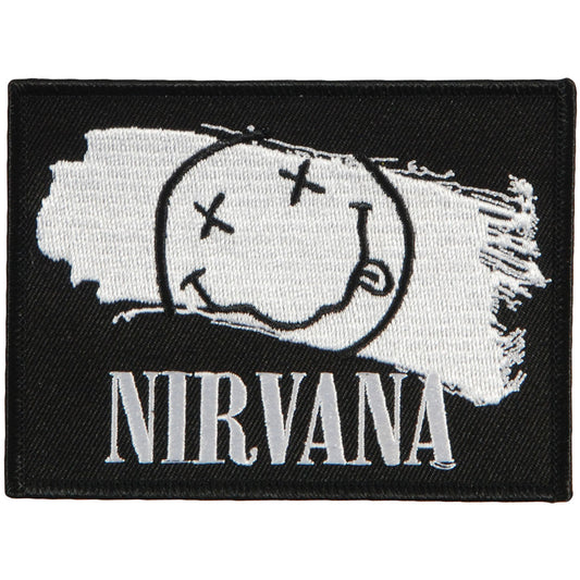 Smiley Paint Embroidered Patch