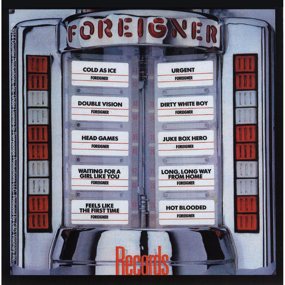 Foreigner Records Sticker
