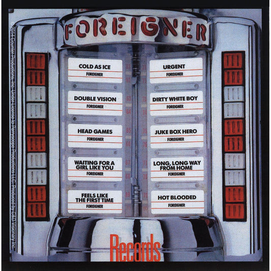 Foreigner Records Sticker