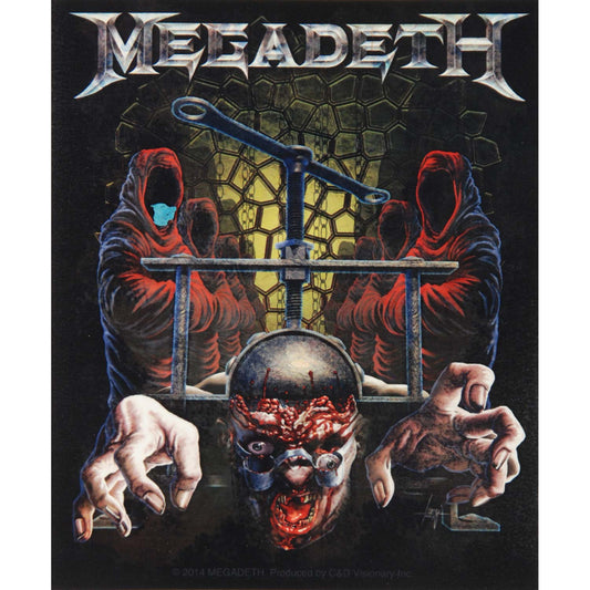 Megadeth Skull Press Sticker