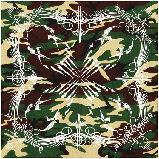 Logo Camo/White Bandana