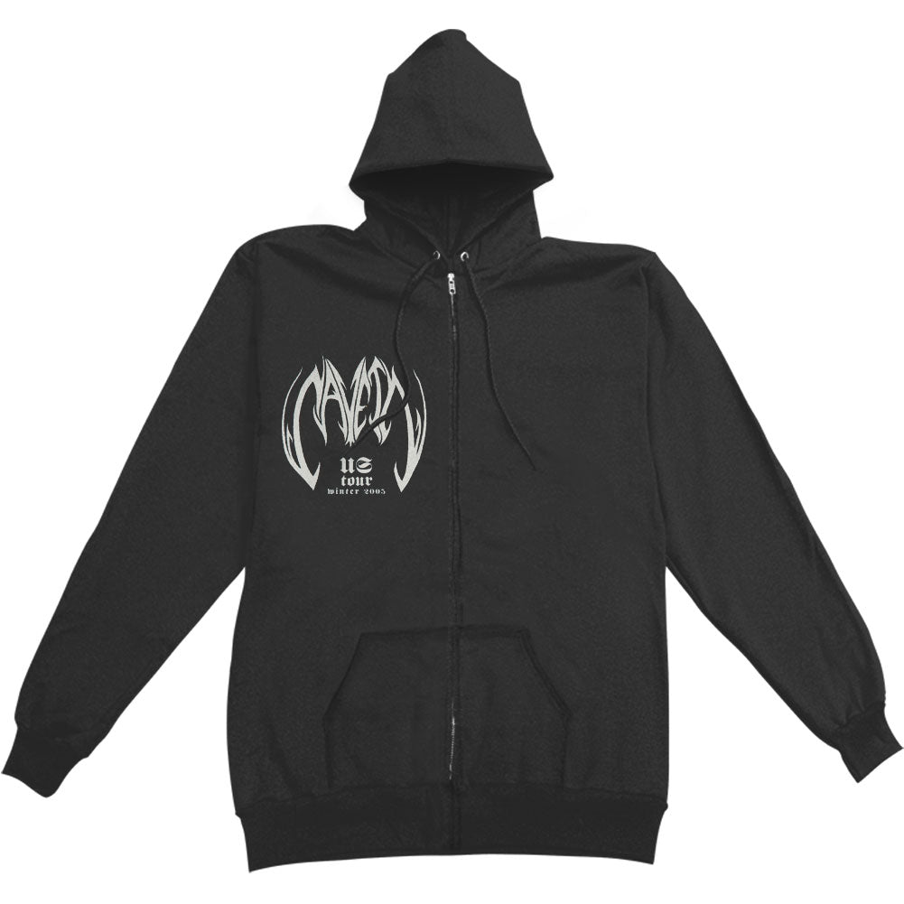 Cave In Evil Moon Zippered Hooded Sweatshirt