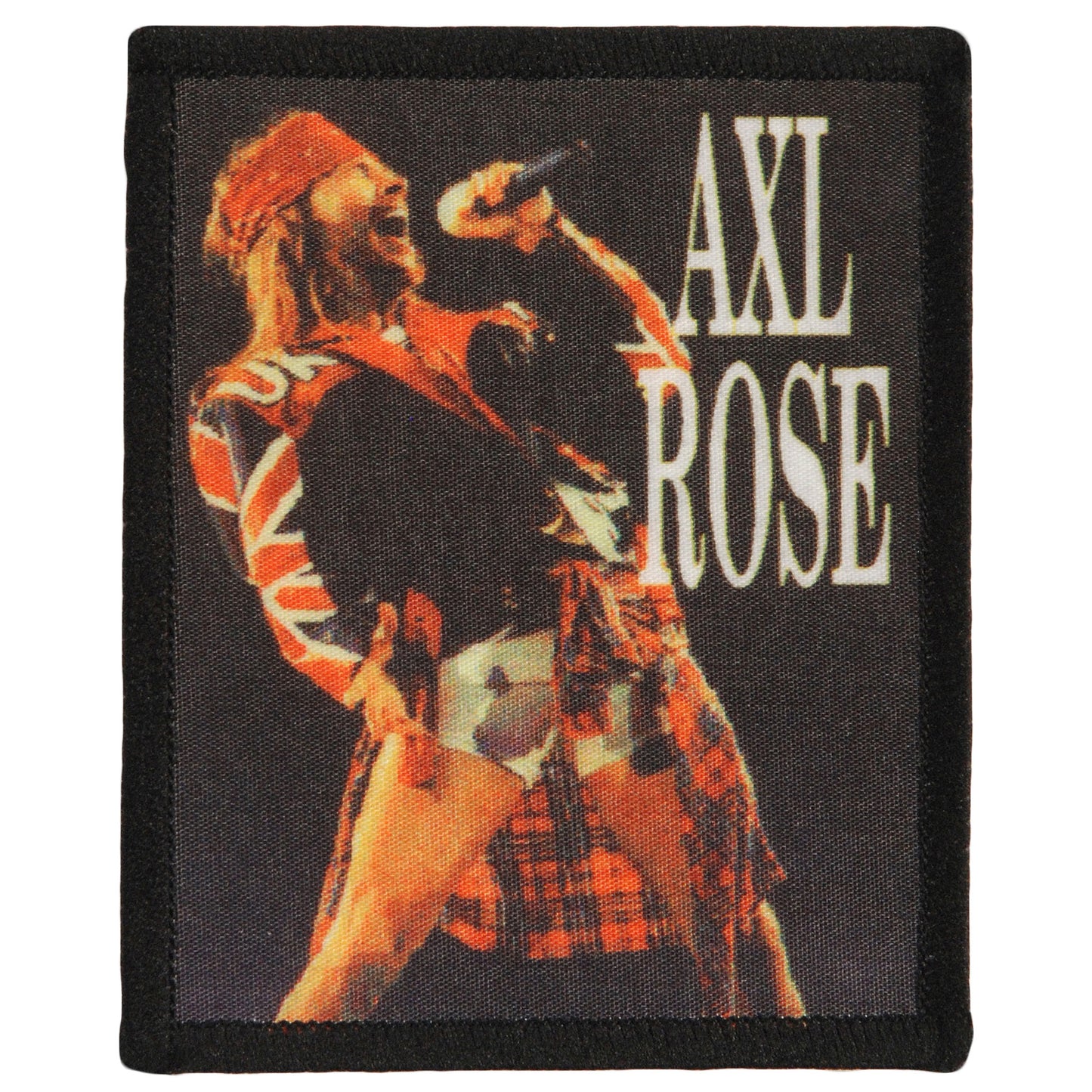Guns N Roses Axl Rose Screen Printed Patch