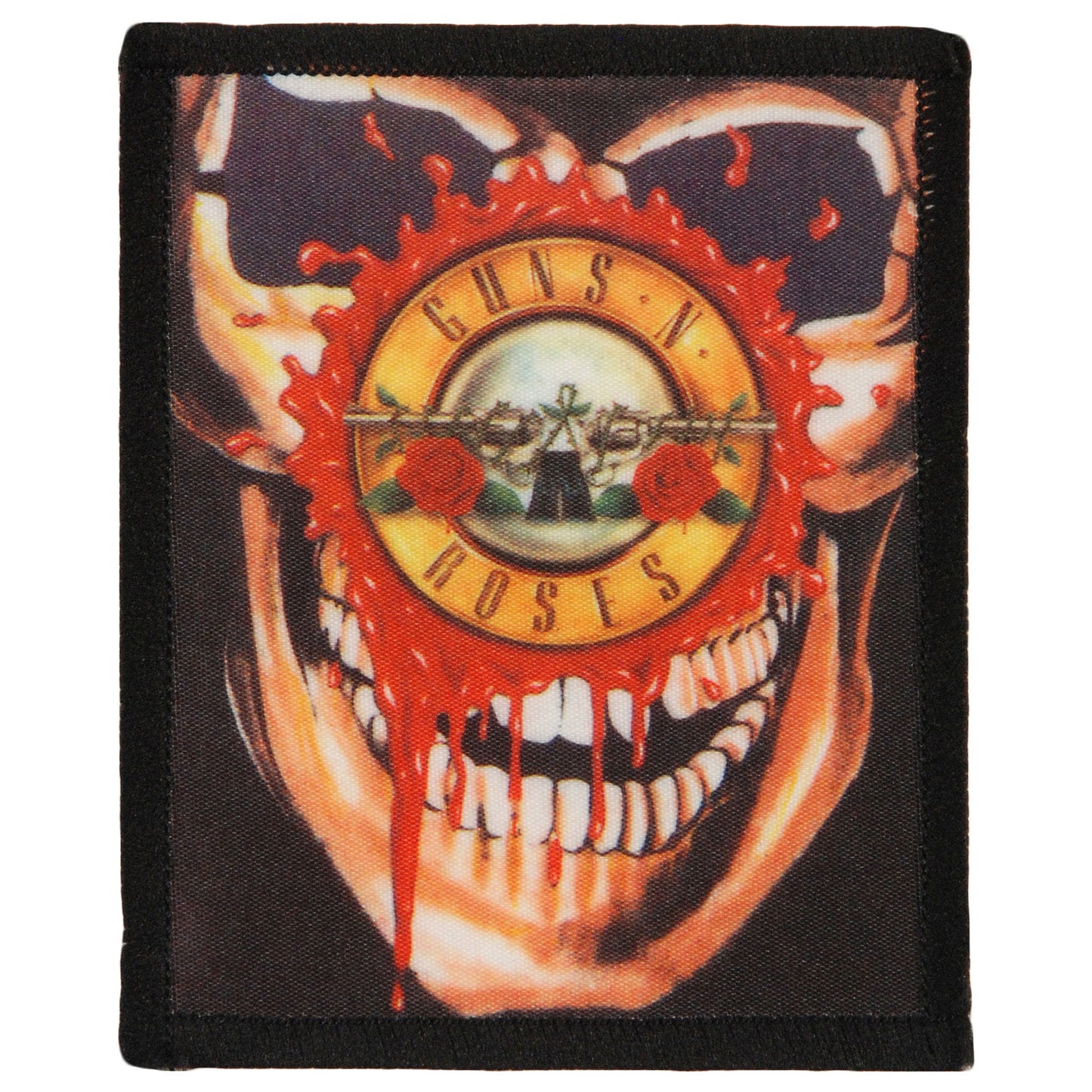 Guns N Roses Smiling Skull Screen Printed Patch