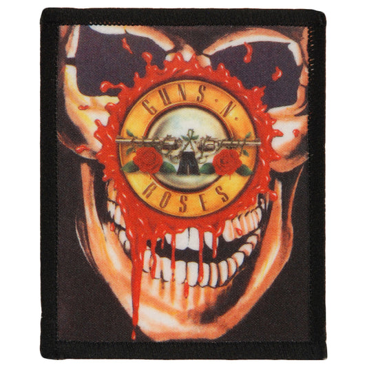Guns N Roses Smiling Skull Screen Printed Patch