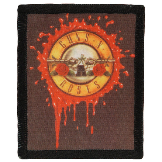 Guns N Roses Bleeding Logo Screen Printed Patch