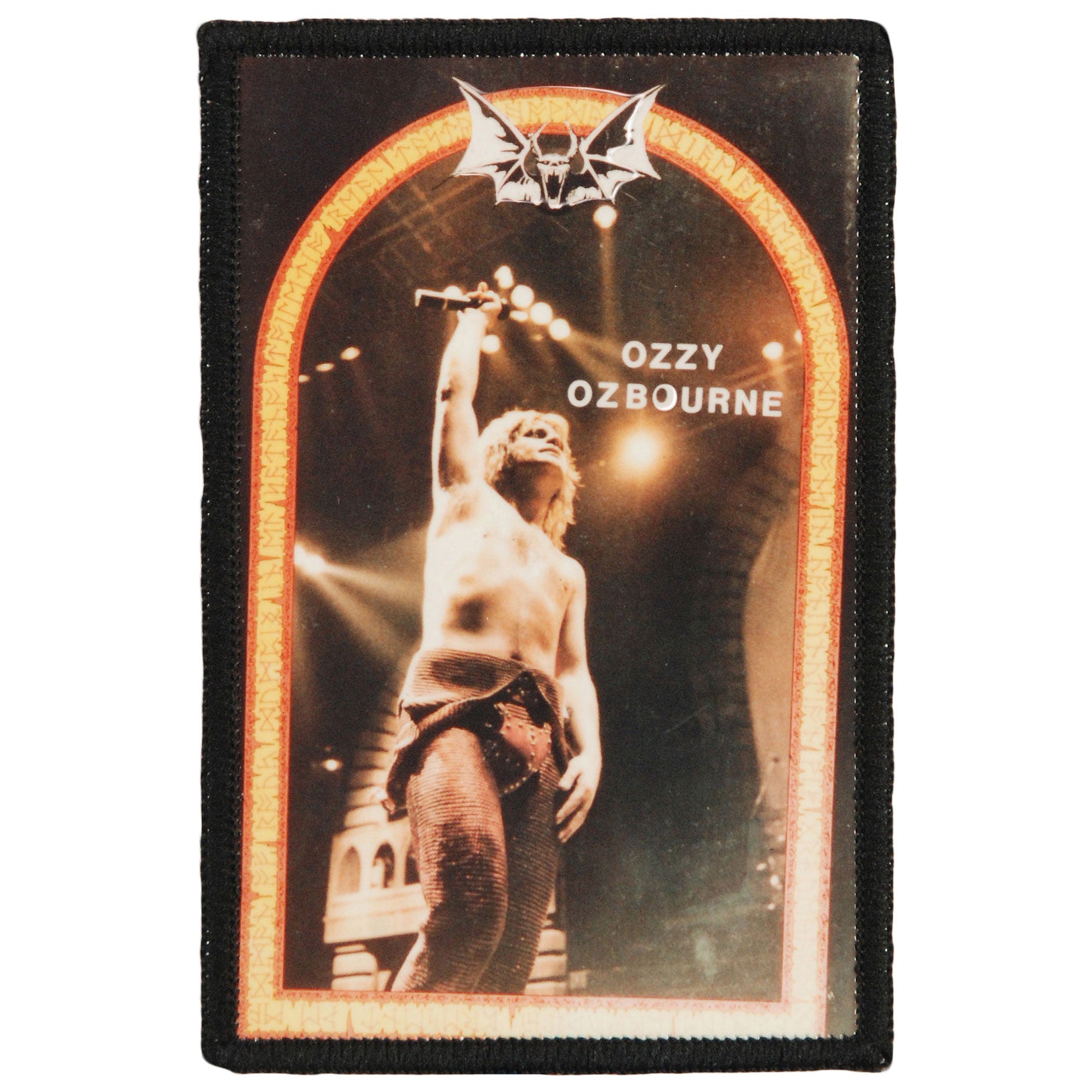 Ozzy Osbourne With Bat Photo Patch