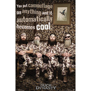 Duck Dynasty Camo Domestic Poster