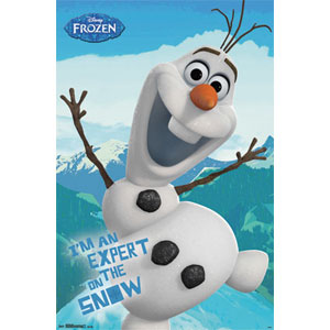 Frozen Olaf Domestic Poster