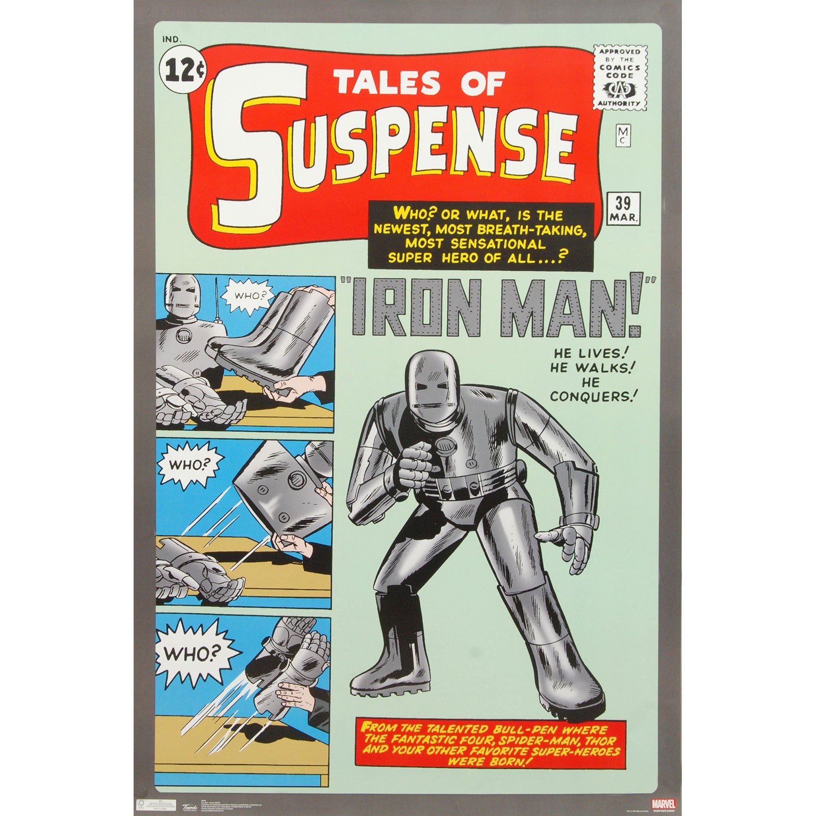 Iron Man Cover Domestic Poster