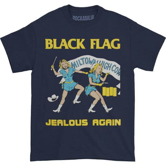 Black Flag Black Flag Jealous Again Navy T-shirt