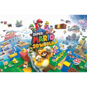 Nintendo Super Mario 3D World Domestic Poster