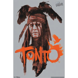 Lone Ranger Tonto Domestic Poster