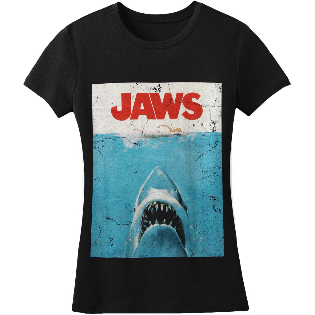 Jaws Jaws Poster by Rock Rebel Women's Tee Junior Top
