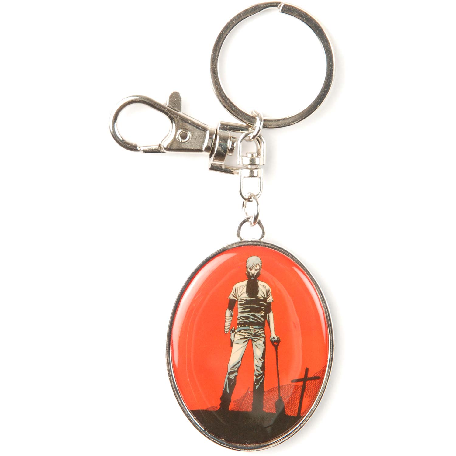 Walking Dead Graveyard Metal Key Chain