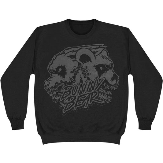 Bunny The Bear Skull Black On Black Sweatshirt