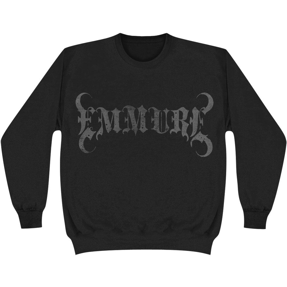 Emmure Logo Black On Black Sweatshirt