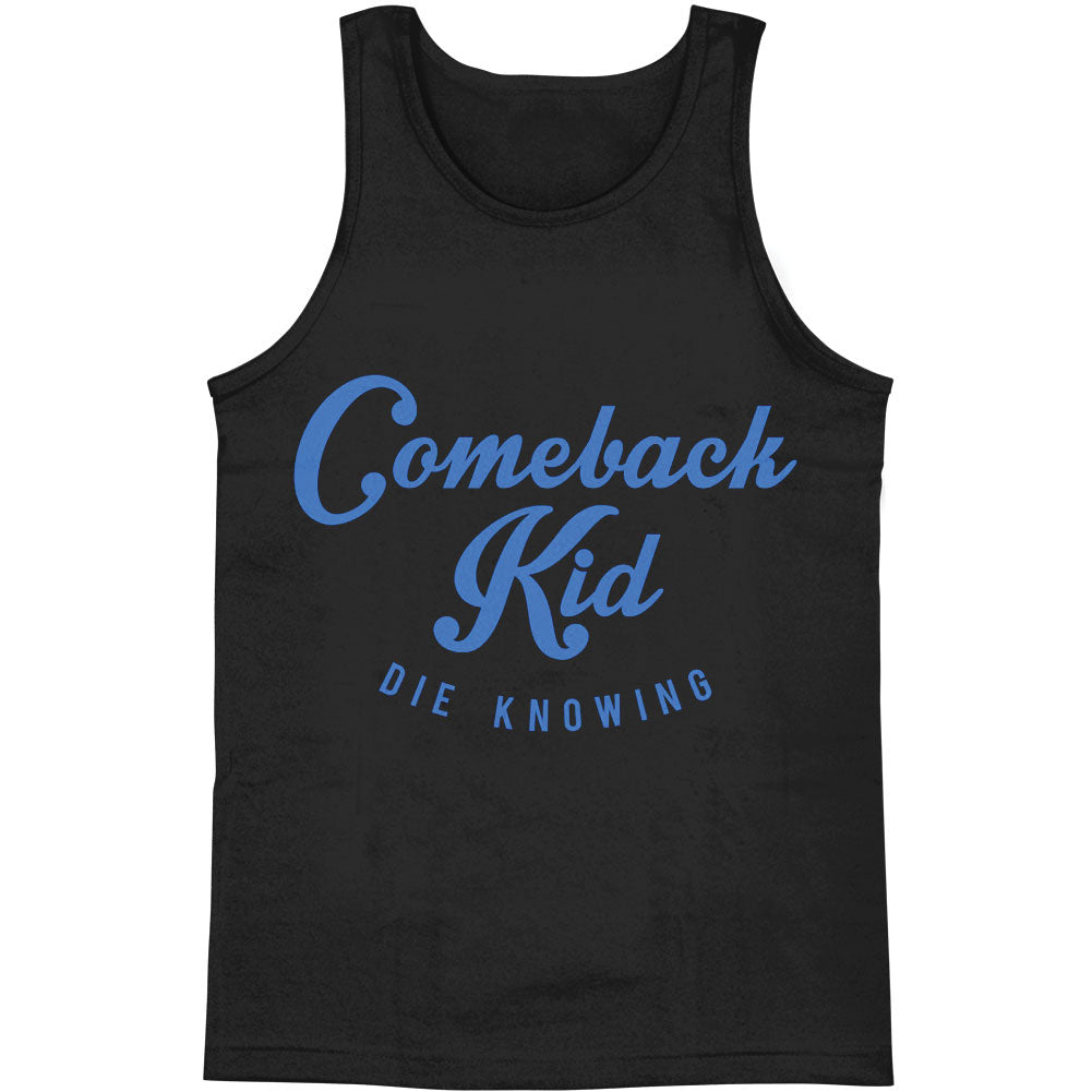 Script Blue Mens Tank