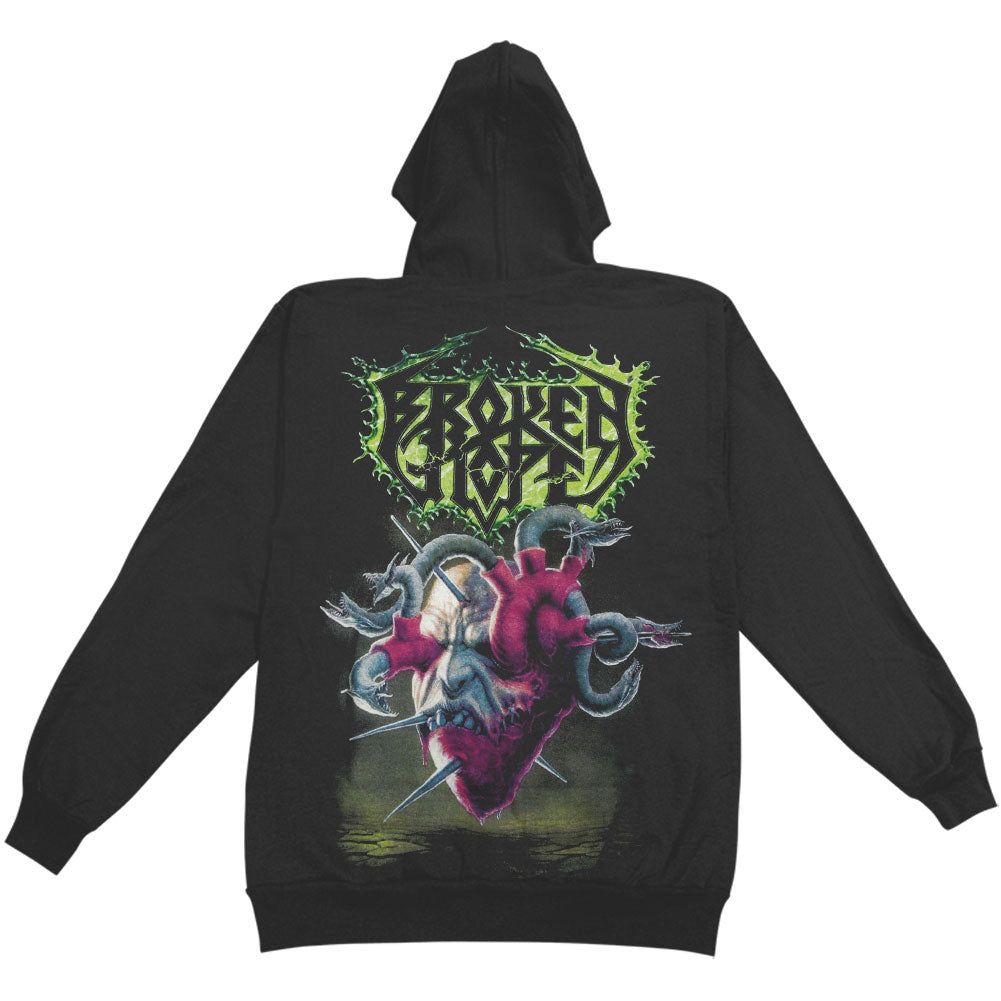 Broken Hope Loathing Zippered Hooded Sweatshirt