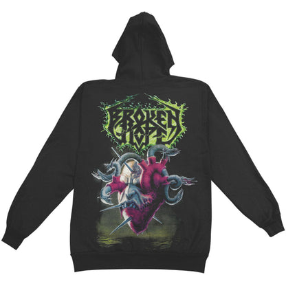 Broken Hope Loathing Zippered Hooded Sweatshirt